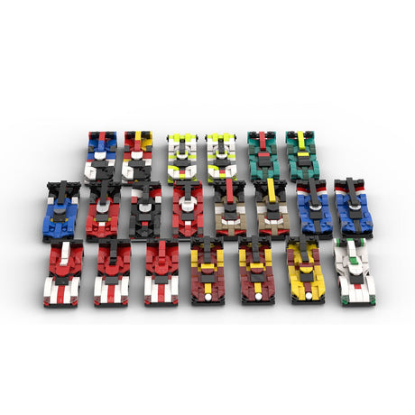 MOC - 223951 Mini Le Mans 2025 grid Klemmbausteine - LesDiy - Klemmbausteine