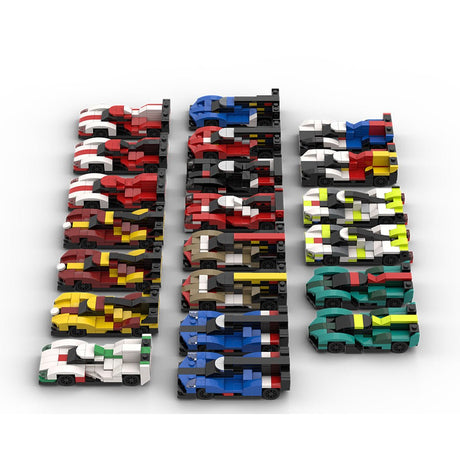 MOC - 223951 Mini Le Mans 2025 grid Klemmbausteine - LesDiy - Klemmbausteine