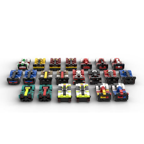 MOC - 223951 Mini Le Mans 2025 grid Klemmbausteine - LesDiy - Klemmbausteine