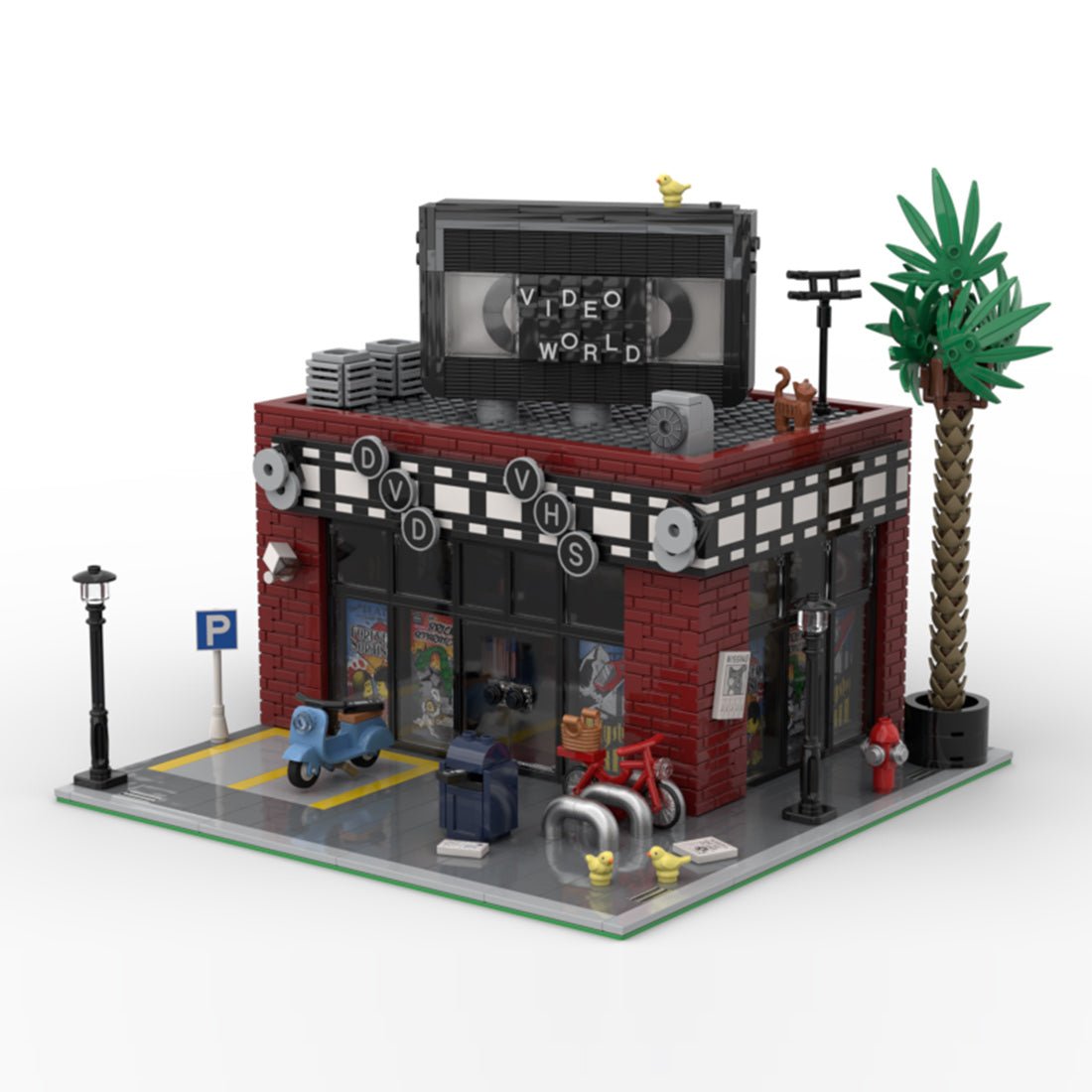 MOC - 224017 Video Store Klemmbausteine - LesDiy - Klemmbausteine