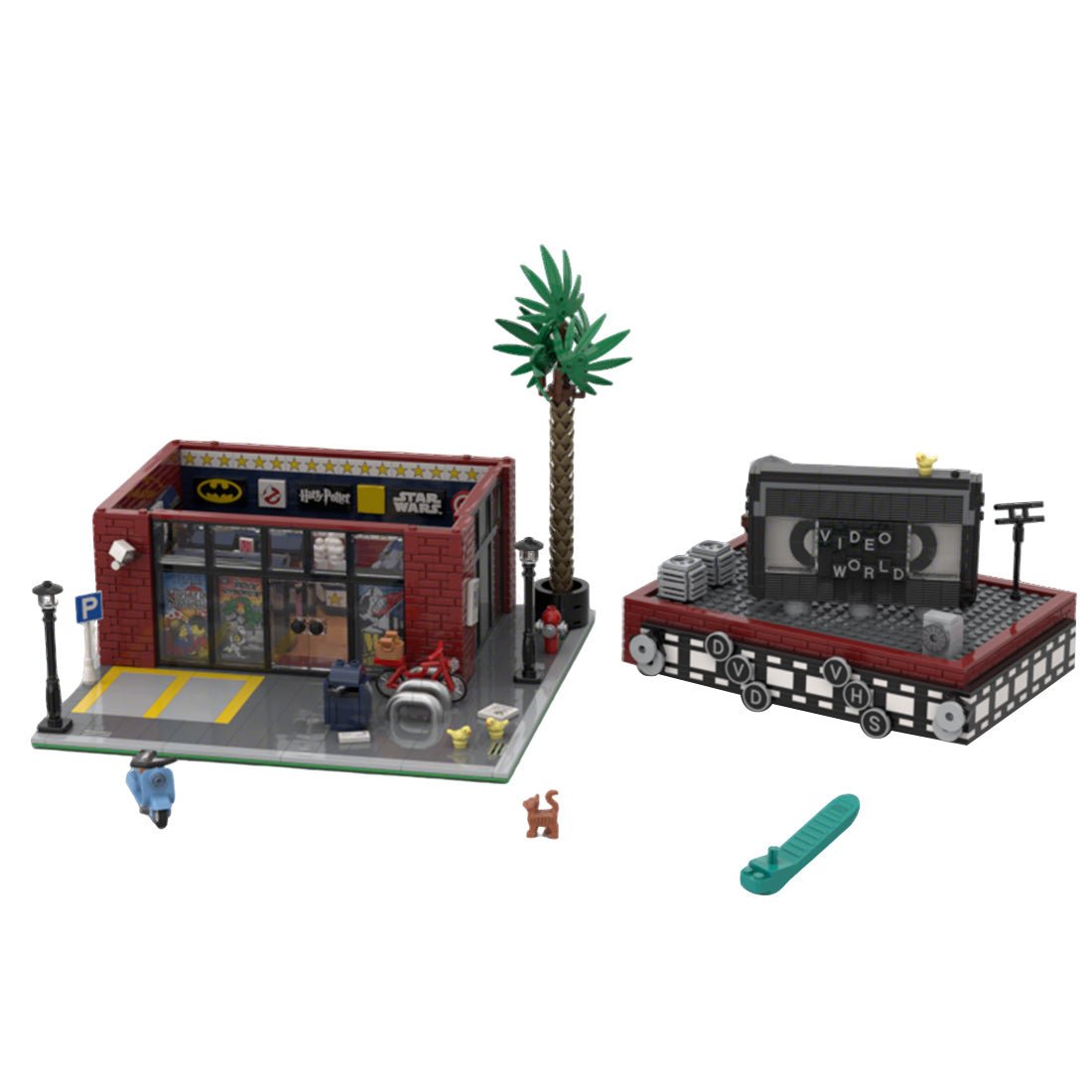 MOC - 224017 Video Store Klemmbausteine - LesDiy - Klemmbausteine