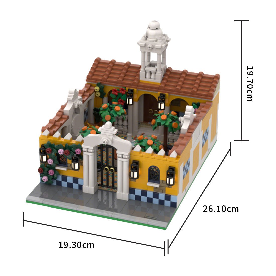 MOC - 225174 Spanish Courtyard Klemmbausteine - LesDiy - Klemmbausteine