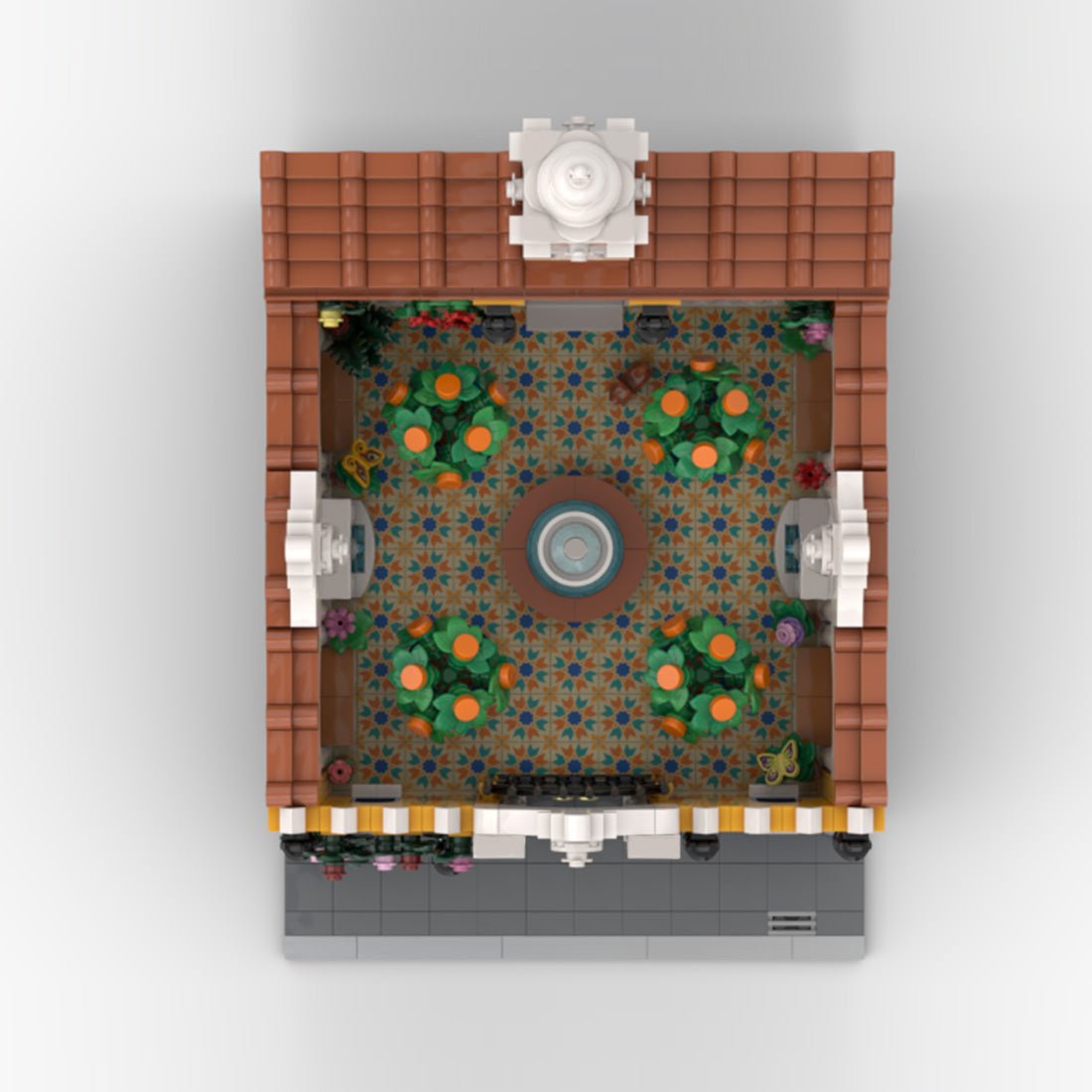 MOC - 225174 Spanish Courtyard Klemmbausteine - LesDiy - Klemmbausteine