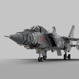 MOC - 225531 1:35 Scale MiG - 31 Foxhound Klemmbausteine - LesDiy - Klemmbausteine