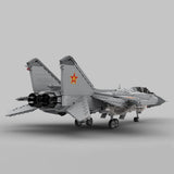 MOC - 225531 1:35 Scale MiG - 31 Foxhound Klemmbausteine - LesDiy - Klemmbausteine