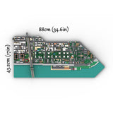 MOC - 225884 1/2000 Scale Lower Manhattan Bridge Area Klemmbausteine - LesDiy - Klemmbausteine