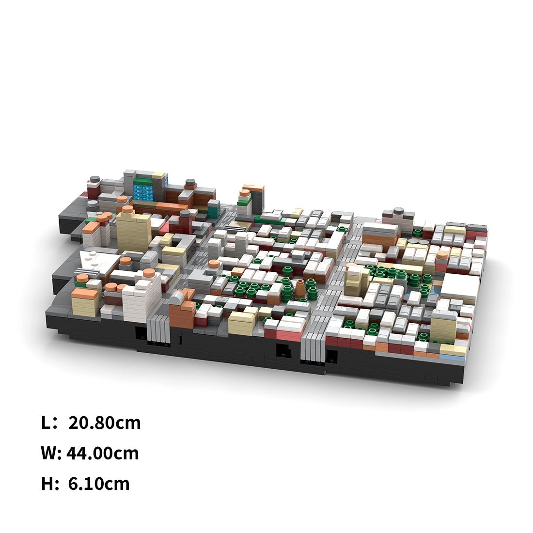 MOC - 225884 1/2000 Scale Lower Manhattan EastVillage Module 1 Klemmbausteine - LesDiy - Klemmbausteine