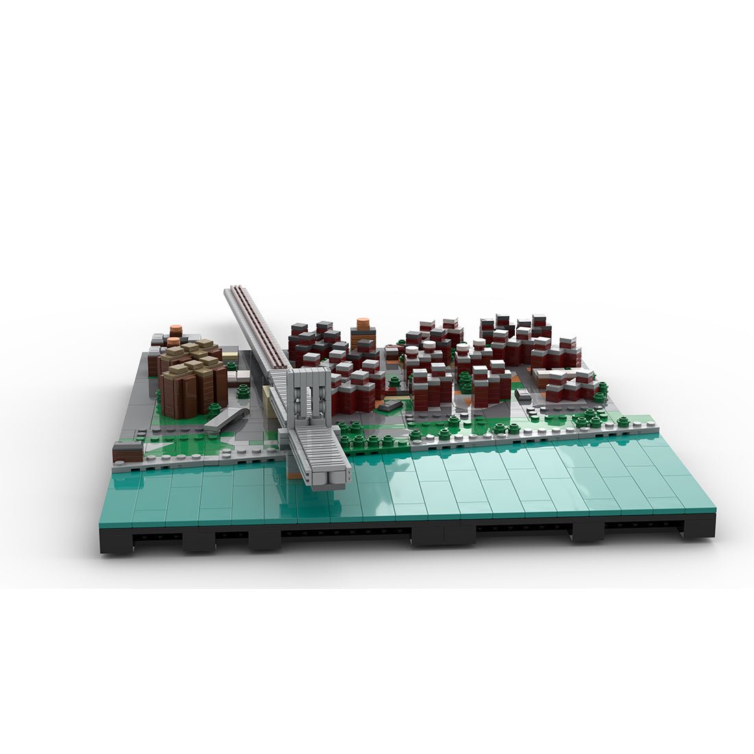 MOC - 225884 1/2000 Scale Lower Manhattan LowerEastSide Module 2 Klemmbausteine - LesDiy - Klemmbausteine