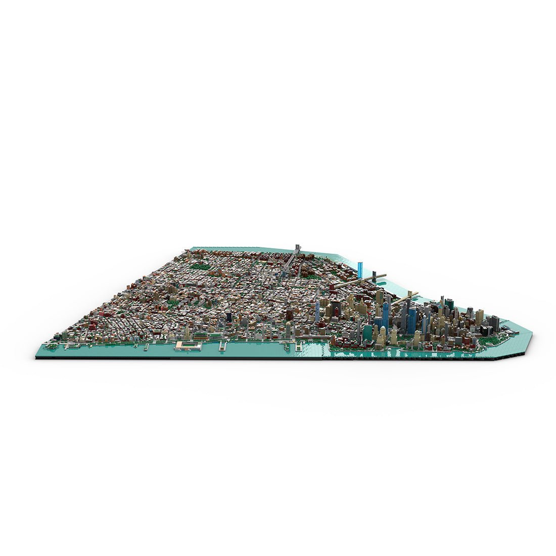 MOC - 225884 1/2000 Scale Lower Manhattan - New York City Klemmbausteine - LesDiy - Klemmbausteine