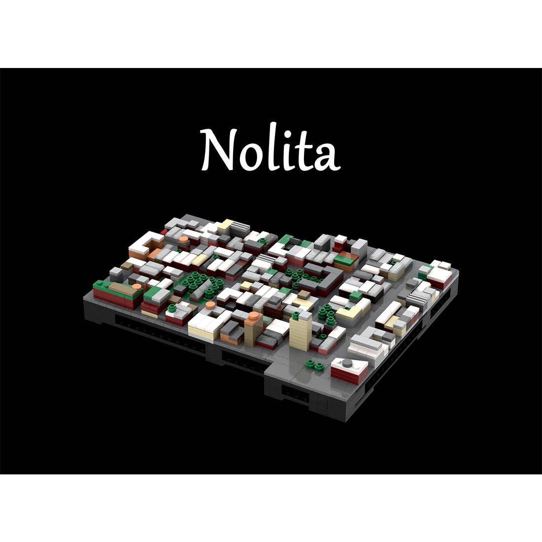 MOC - 225884 1/2000 Scale Lower Manhattan Nolita Street Scene Klemmbausteine - LesDiy - Klemmbausteine