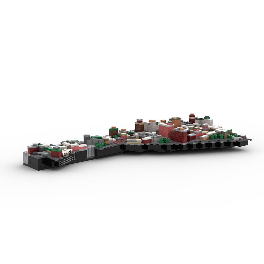 MOC - 225884 1/2000 Scale Lower Manhattan WestVillage Module 1 Klemmbausteine - LesDiy - Klemmbausteine