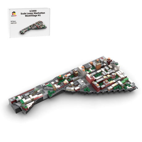 MOC - 225884 1/2000 Scale Lower Manhattan WestVillage Module 1 Klemmbausteine - LesDiy - Klemmbausteine