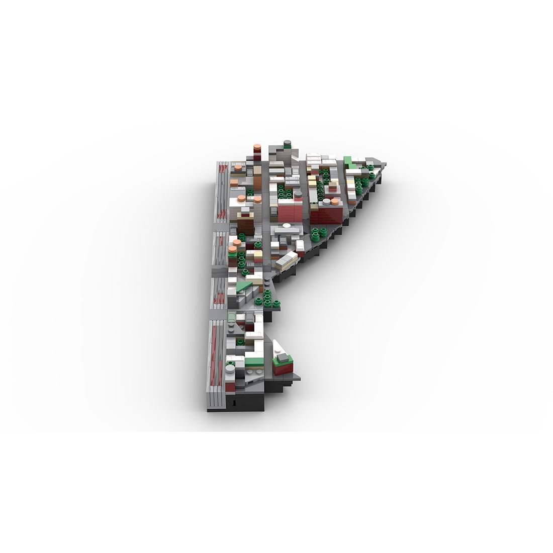 MOC - 225884 1/2000 Scale Lower Manhattan WestVillage Module 1 Klemmbausteine - LesDiy - Klemmbausteine