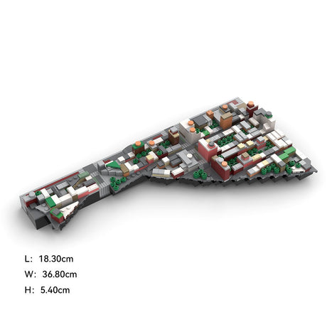 MOC - 225884 1/2000 Scale Lower Manhattan WestVillage Module 1 Klemmbausteine - LesDiy - Klemmbausteine