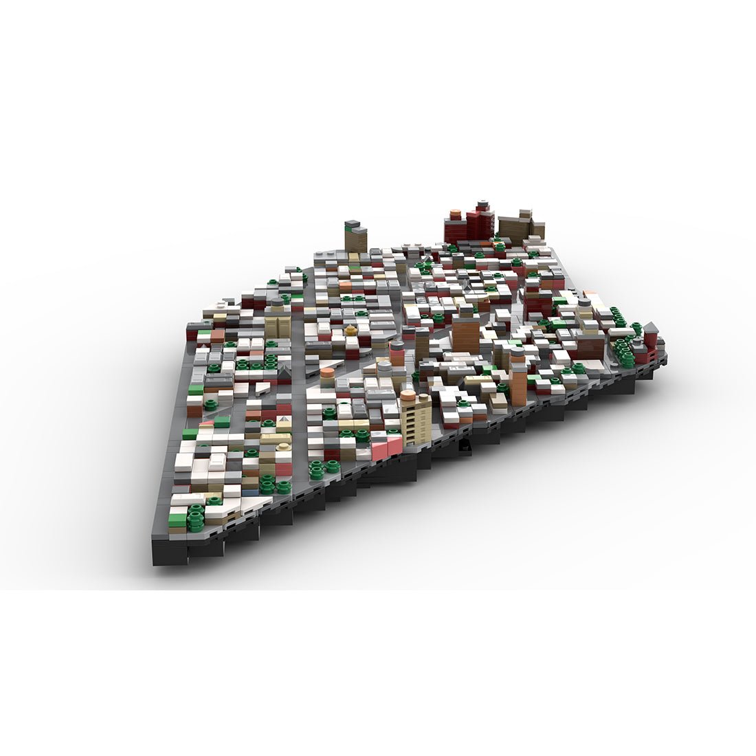 MOC - 225884 1/2000 Scale Lower Manhattan WestVillage Module 2 Klemmbausteine - LesDiy - Klemmbausteine