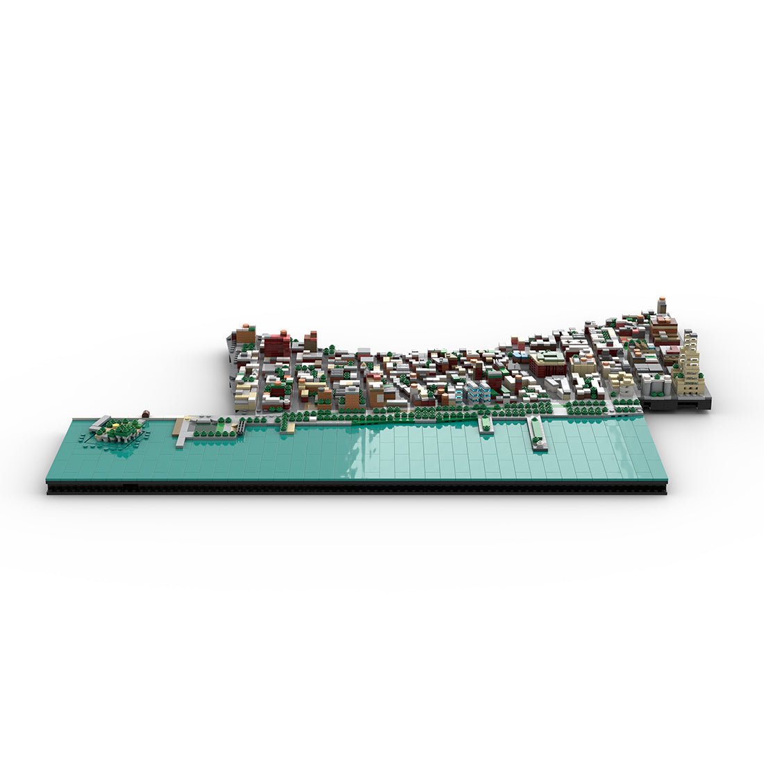MOC - 225884 1/2000 Scale Lower Manhattan WestVillage Module 3 Klemmbausteine - LesDiy - Klemmbausteine