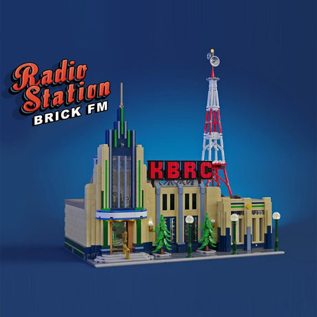 MOC - 226314 Radio Station: Brick FM Klemmbausteine - LesDiy - Klemmbausteine