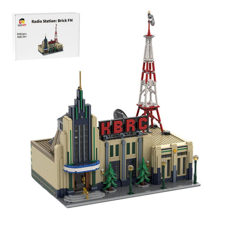 MOC - 226314 Radio Station: Brick FM Klemmbausteine - LesDiy - Klemmbausteine