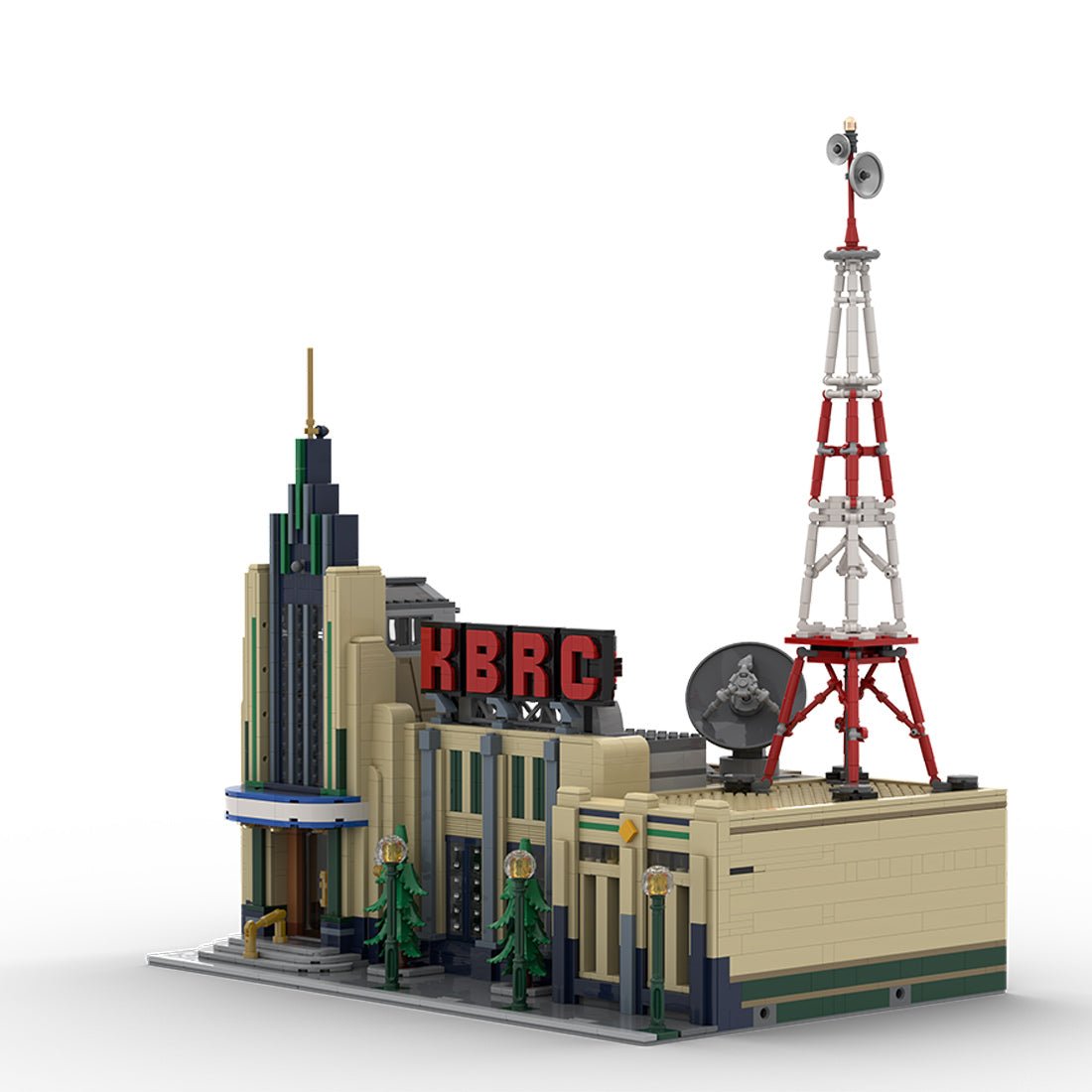MOC - 226314 Radio Station: Brick FM Klemmbausteine - LesDiy - Klemmbausteine