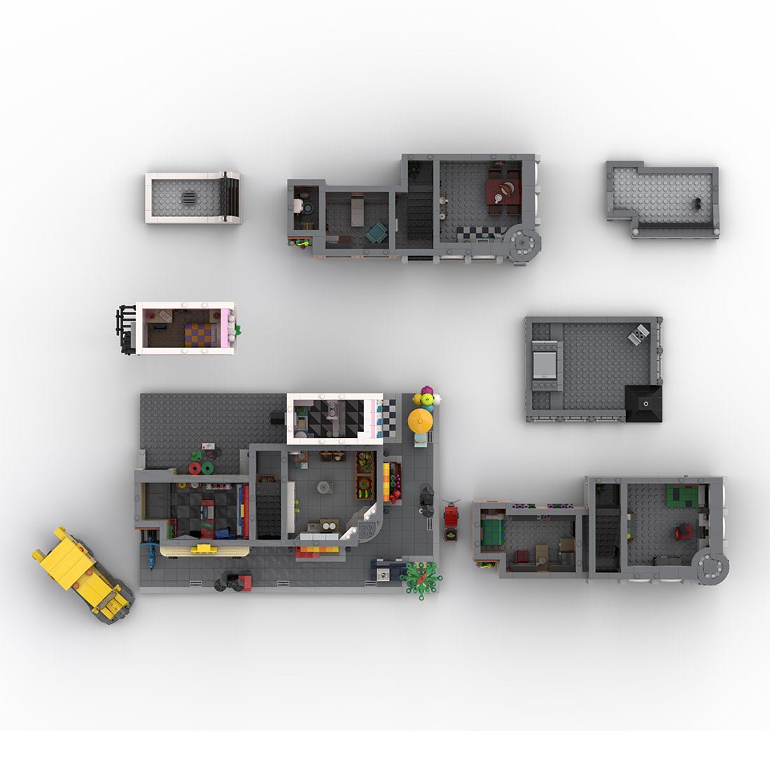 MOC - 226380 Main Street Klemmbausteine - LesDiy - Klemmbausteine