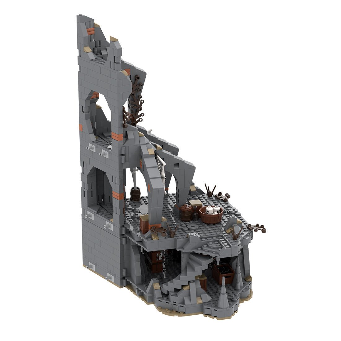 MOC - 226391 UCS Dol - Guldur - part 6/8 Klemmbausteine - LesDiy - Klemmbausteine