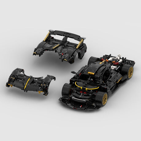 MOC - 226657 Pagani Huayra R EVO Klemmbausteine - LesDiy - Klemmbausteine