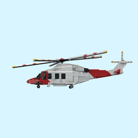 MOC - 226775 AgustaWestland AW - 139 Klemmbausteine - LesDiy - Klemmbausteine