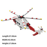 MOC - 226775 AgustaWestland AW - 139 Klemmbausteine - LesDiy - Klemmbausteine