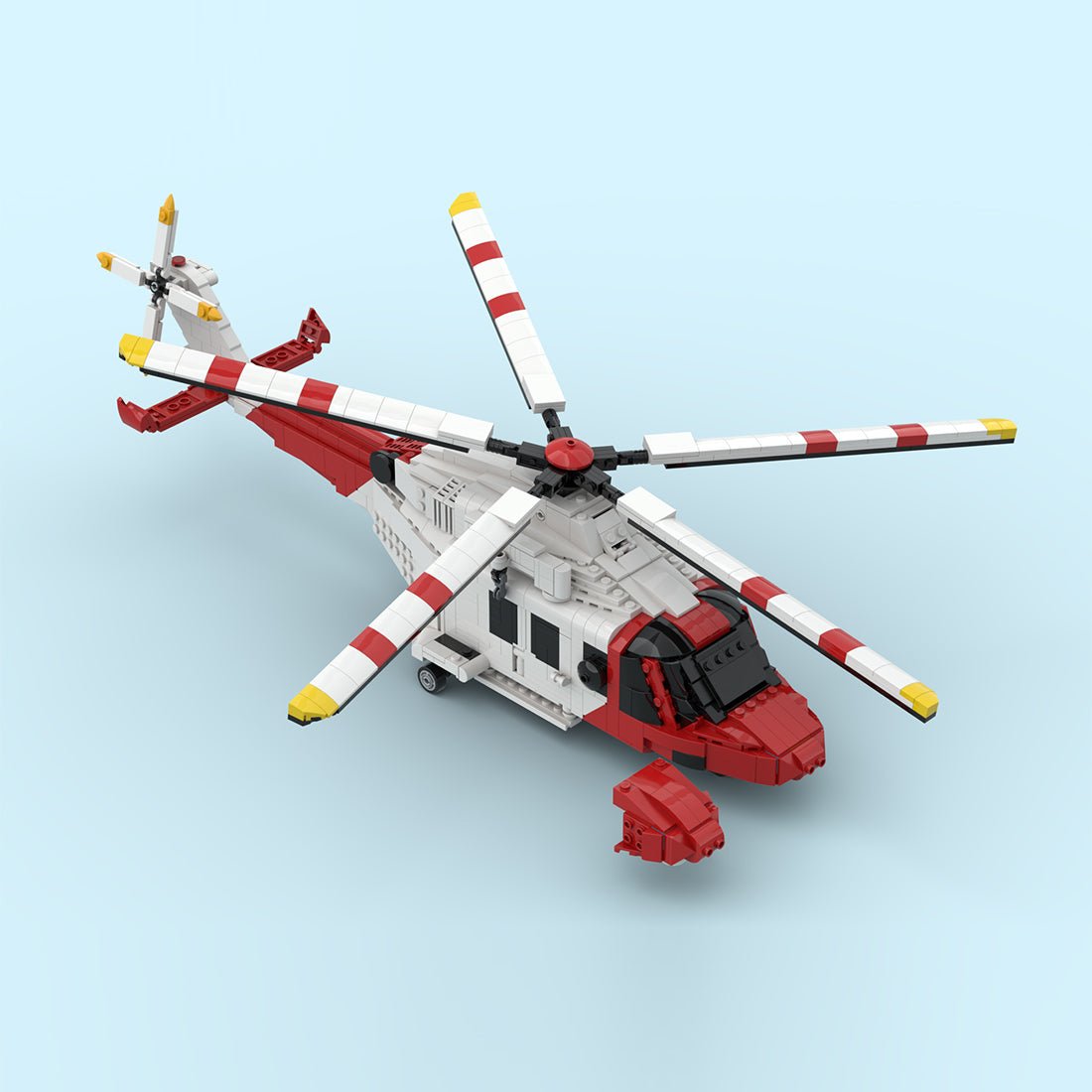 MOC - 226775 AgustaWestland AW - 139 Klemmbausteine - LesDiy - Klemmbausteine