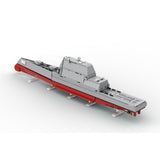 MOC-227260 USS Zumwalt Klemmbausteine-LesDiy-Klemmbausteine