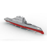 MOC-227260 USS Zumwalt Klemmbausteine-LesDiy-Klemmbausteine