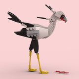 MOC - 227312 ecretary bird - Sagittarius serpentarius - Accurate and elegant Klemmbausteine - LesDiy - Klemmbausteine