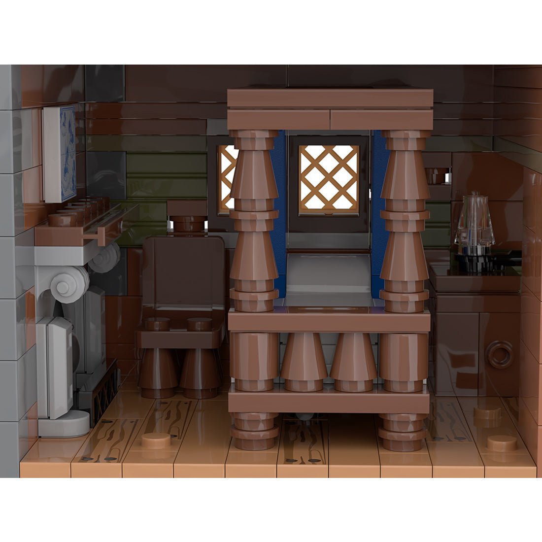 MOC - 228435 Winter Village - Scrooge & Marley Klemmbausteine - LesDiy - Klemmbausteine