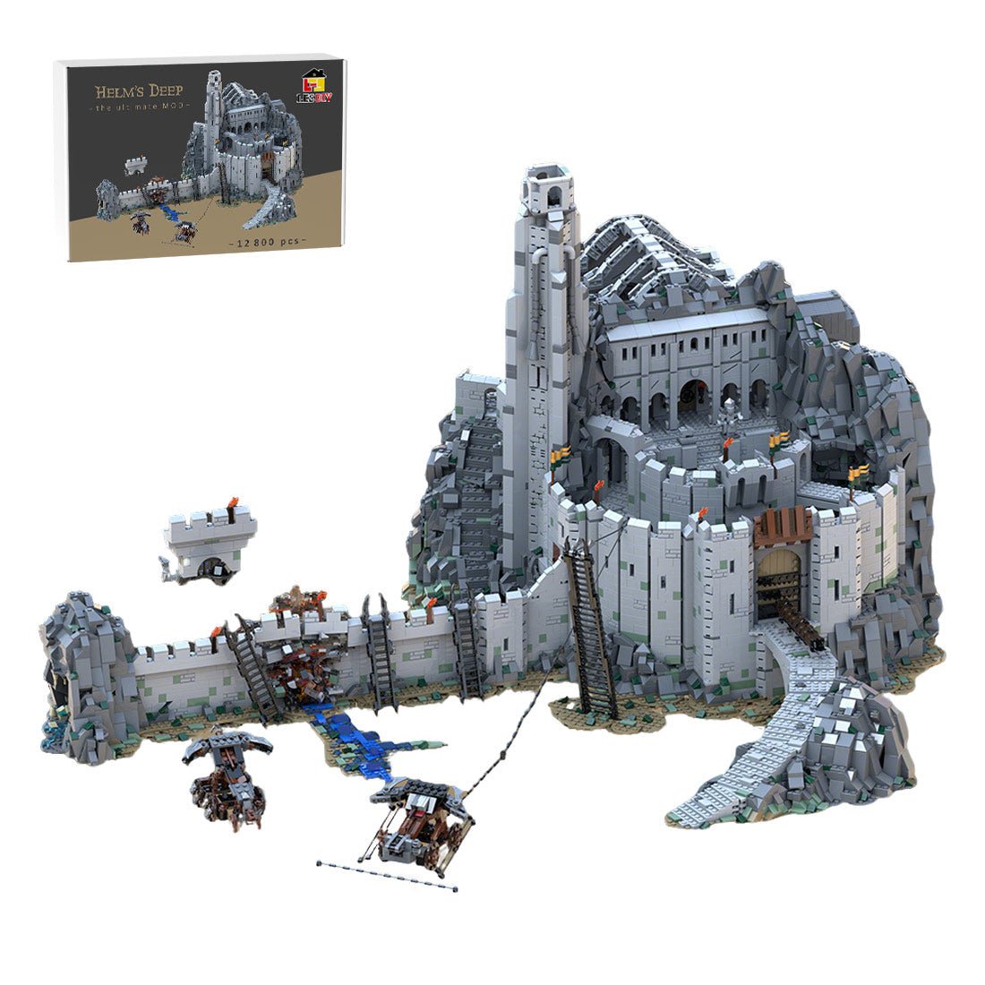 MOC - 228790 Helm's Deep - the ultimate MOD Klemmbausteine - LesDiy - Klemmbausteine