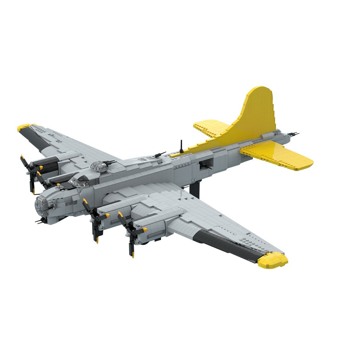 MOC - 228864 Boeing B - 17 Flying Fortress Klemmbausteine - LesDiy - Klemmbausteine