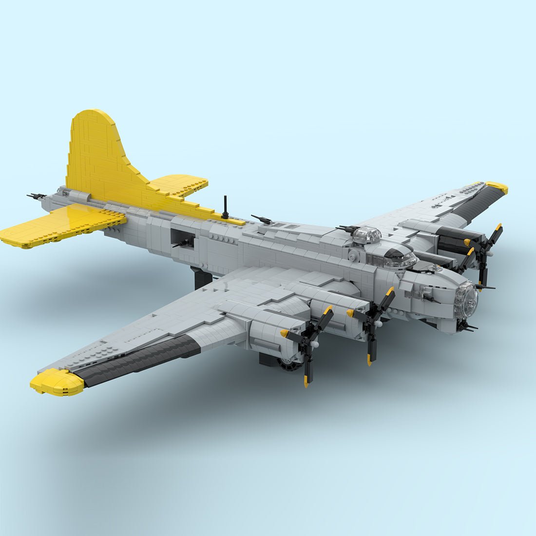 MOC - 228864 Boeing B - 17 Flying Fortress Klemmbausteine - LesDiy - Klemmbausteine