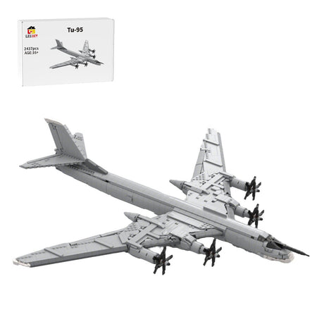 MOC - 229818 Tupolev TU - 95 Bear Klemmbausteine - LesDiy - Klemmbausteine