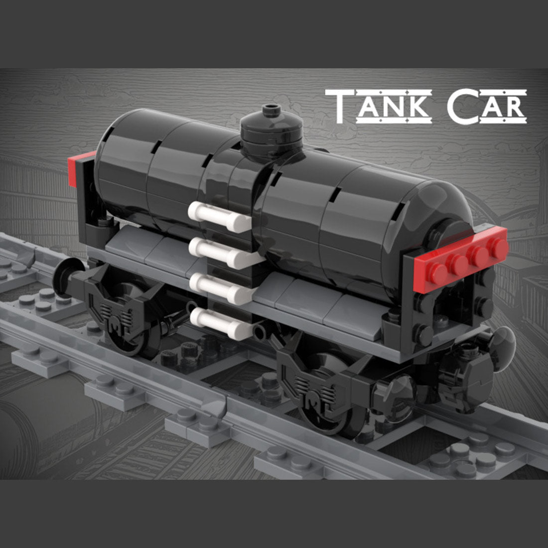 MOC - 230845 Freight Yard Klemmbausteine - LesDiy - Klemmbausteine