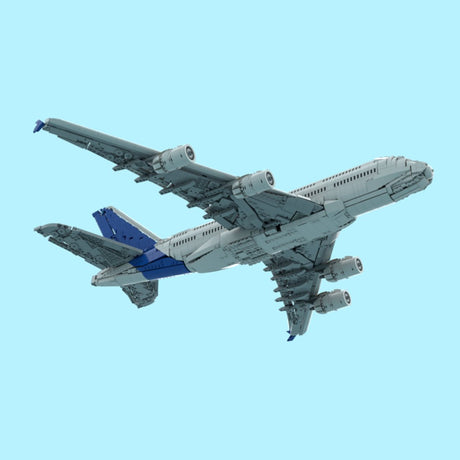MOC - 231269 Airbus A380 factory livery Klemmbausteine - LesDiy - Klemmbausteine