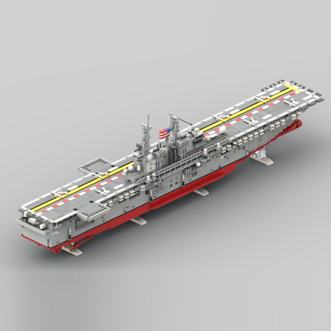  MOC - 231557 USS America LHA - 6 Klemmbausteine - LesDiy - Klemmbausteine