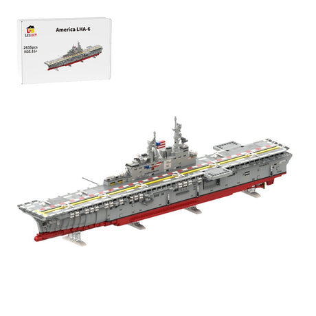  MOC - 231557 USS America LHA - 6 Klemmbausteine - LesDiy - Klemmbausteine