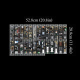 MOC - 231668 1/2000 Scale New York Midtown Broadway Theatre District Klemmbausteine - LesDiy - Klemmbausteine