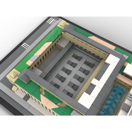 MOC - 231668 Moynihan Train Hall 1:800 Scale - NYC Klemmbausteine - LesDiy - Klemmbausteine
