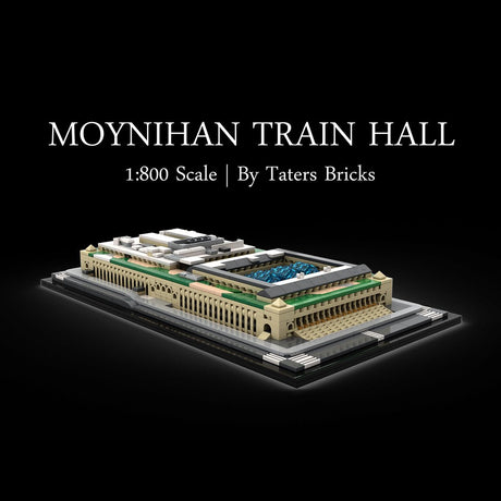 MOC - 231668 Moynihan Train Hall 1:800 Scale - NYC Klemmbausteine - LesDiy - Klemmbausteine