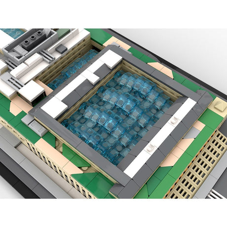 MOC - 231668 Moynihan Train Hall 1:800 Scale - NYC Klemmbausteine - LesDiy - Klemmbausteine