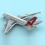 MOC - 232258 Qantas Airbus A380 Klemmbausteine - LesDiy - Klemmbausteine