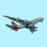 MOC - 232258 Qantas Airbus A380 Klemmbausteine - LesDiy - Klemmbausteine