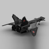 MOC - 232309 1:35 Scale MiG - 31 Firefox Klemmbausteine - LesDiy - Klemmbausteine
