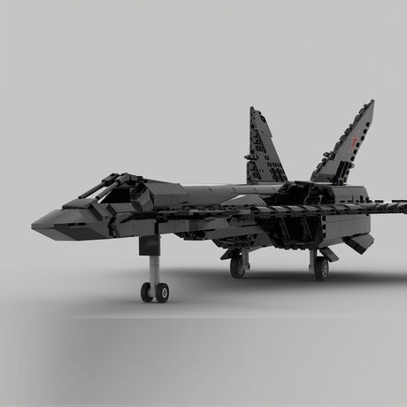MOC - 232309 1:35 Scale MiG - 31 Firefox Klemmbausteine - LesDiy - Klemmbausteine