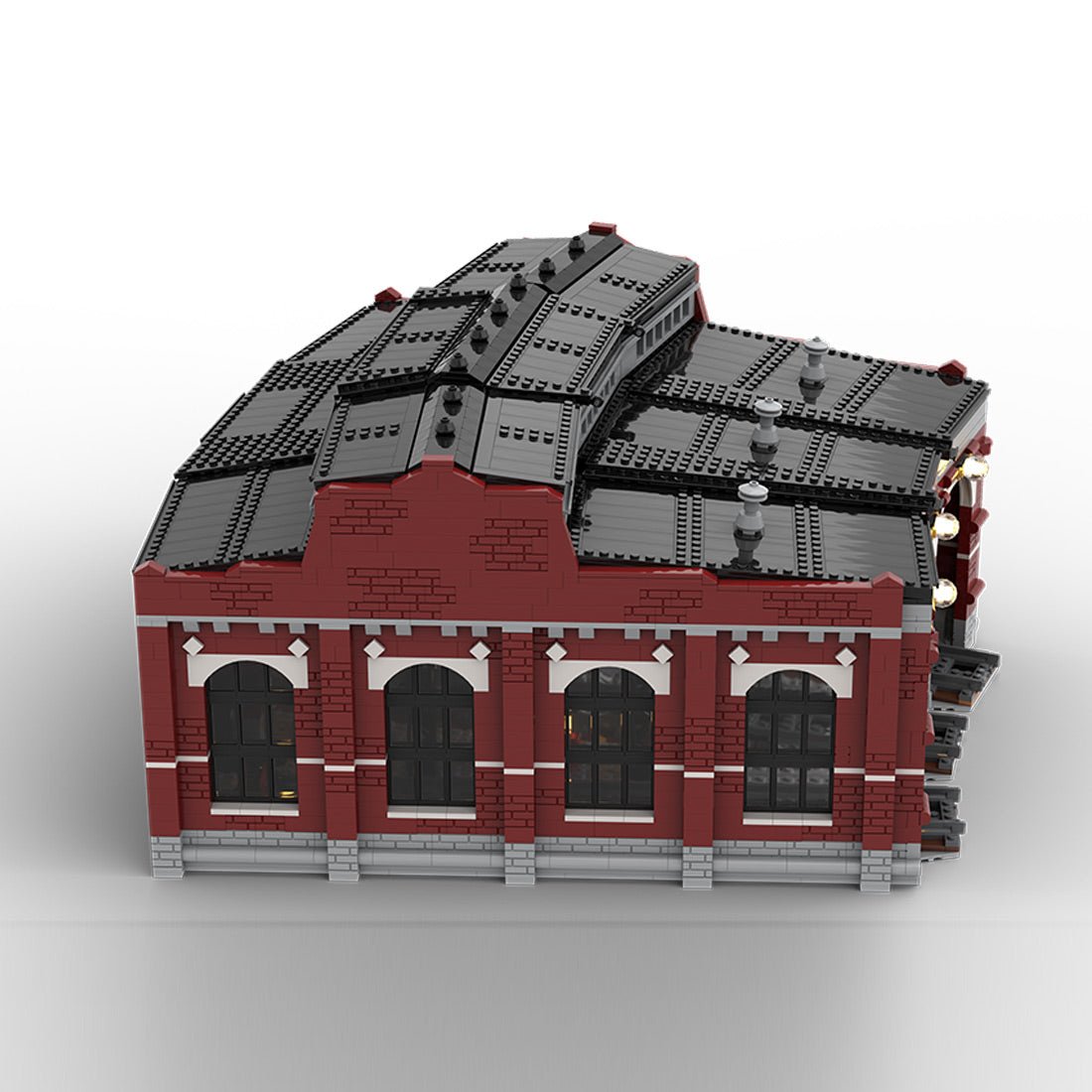 MOC - 232697 Roundhouse Klemmbausteine - LesDiy - Klemmbausteine